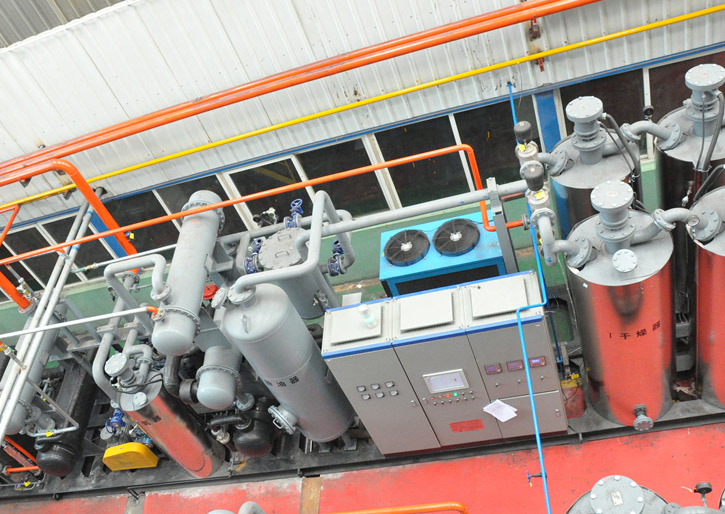 Protective gas recovery system of bell type furnace