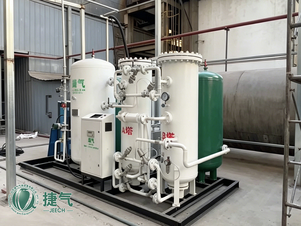 捷气PSA制氮机正式落地嘉峪关索通碳素